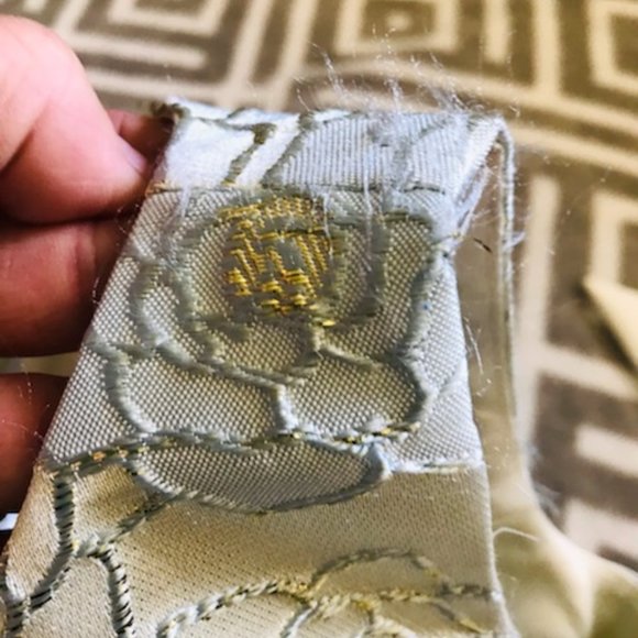 Girls American Princess Size 6 Formal/ Gown · Floral ·Cream/Smoky Blue - Picture 4 of 6